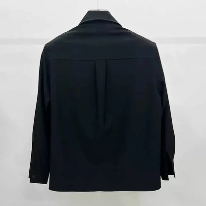 Gothic Chain Shirt Black