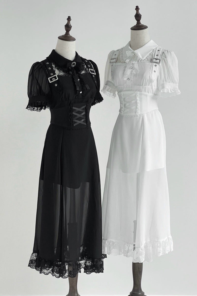 Subculture Sheer Top + Long Skirt