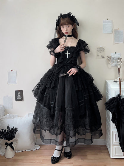 Summer Tiered Lolita Dress + Lolita Jumper Skirt