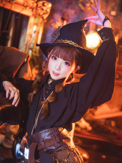 Steampunk Halloween Wizard Hat Witch's Hat
