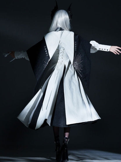 [limited Quantity] Dragon Scale Gothic Lolita Jumper Skirt + Long Coat