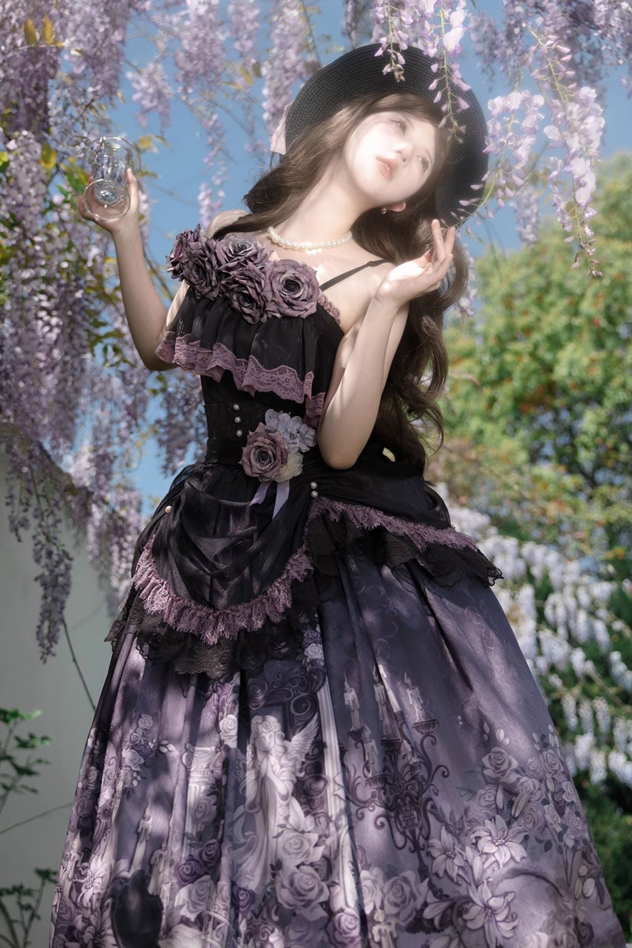 [pre-order] Romantic Rose Lolita Summer Dress Set