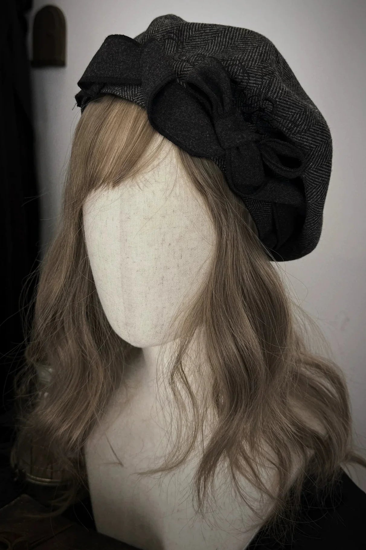 British Detective Lolita Coat + Cape + Skirt + Shirt + Bag + Brooch + Hat + Beret + Necklace