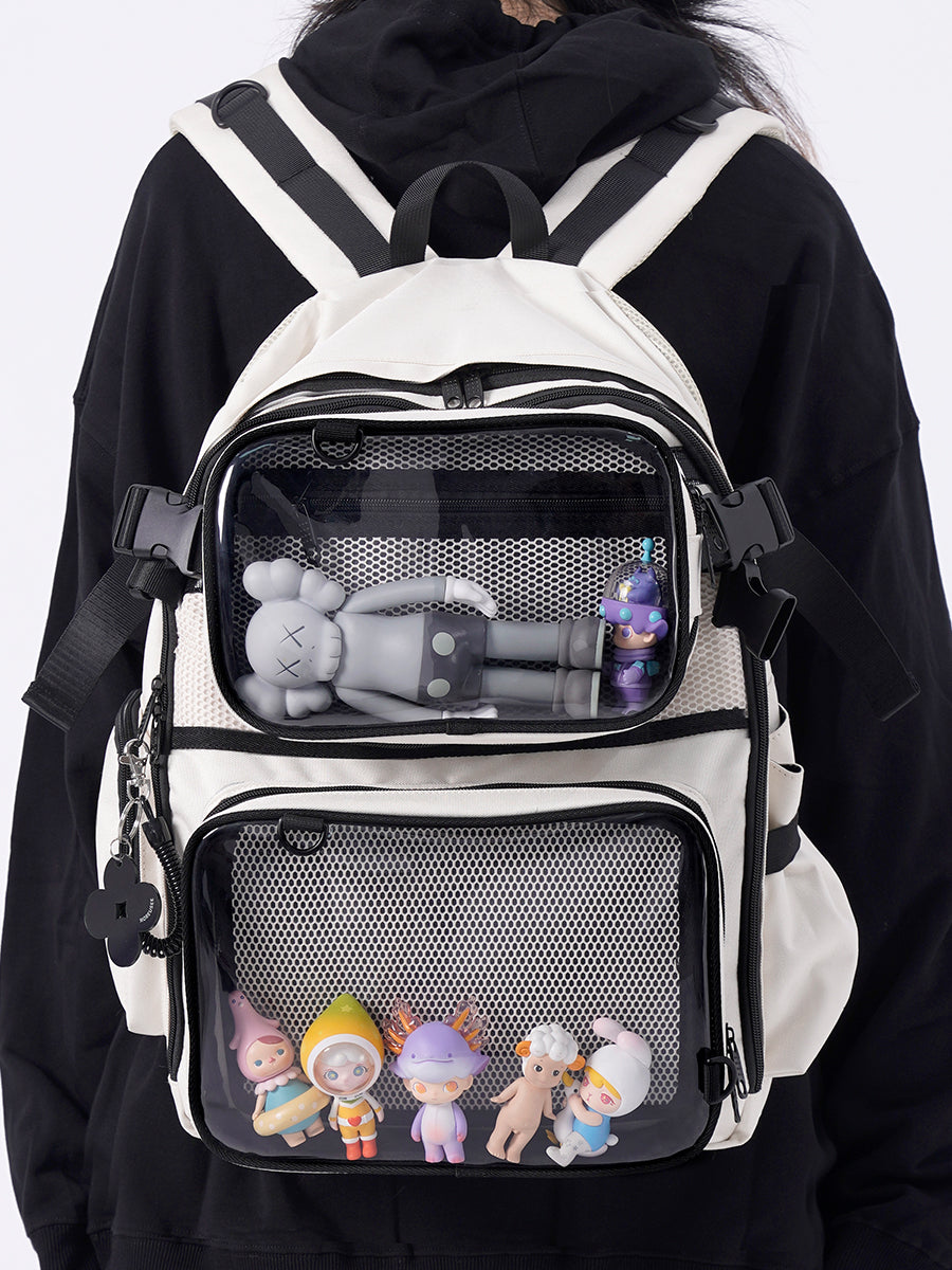 Clear Bag Backpack Style Ita Bag