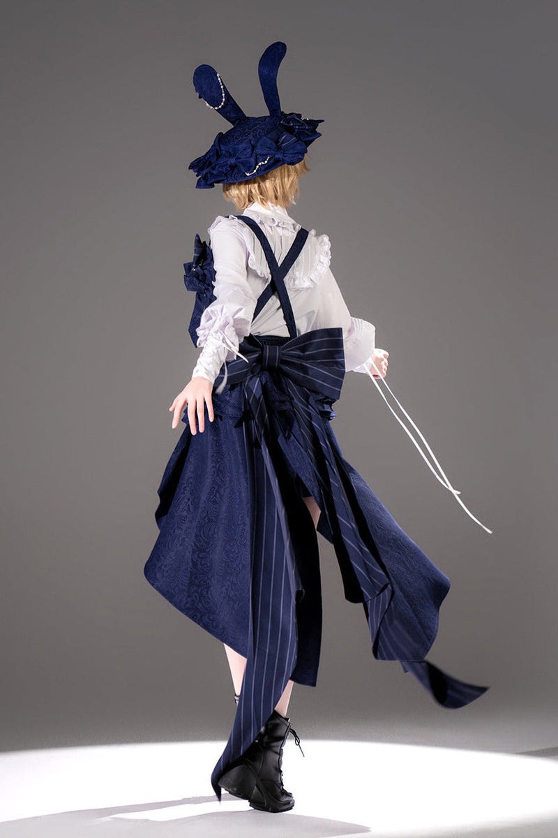 Rabbit Theater Sapphire Blue Prince Bunny Ear Outfit Set + Accessories