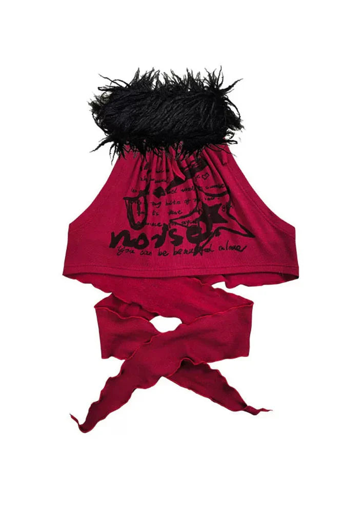 Punk Dark Rock Vest Top