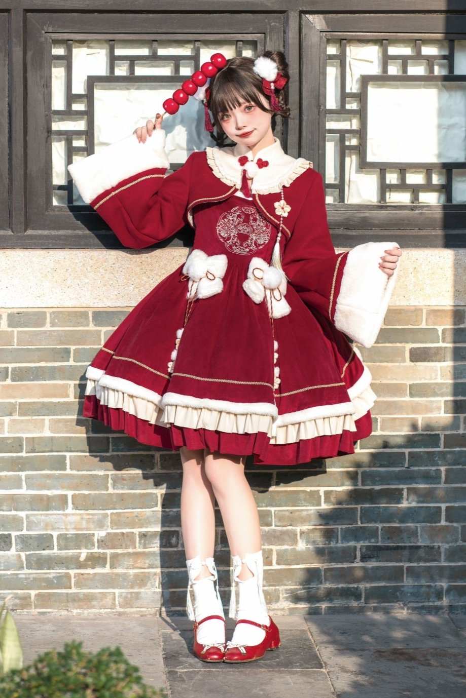 New Year Chinese-style Lolita Dress Set