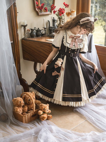 Chocolate Girly Retro Lolita Dress