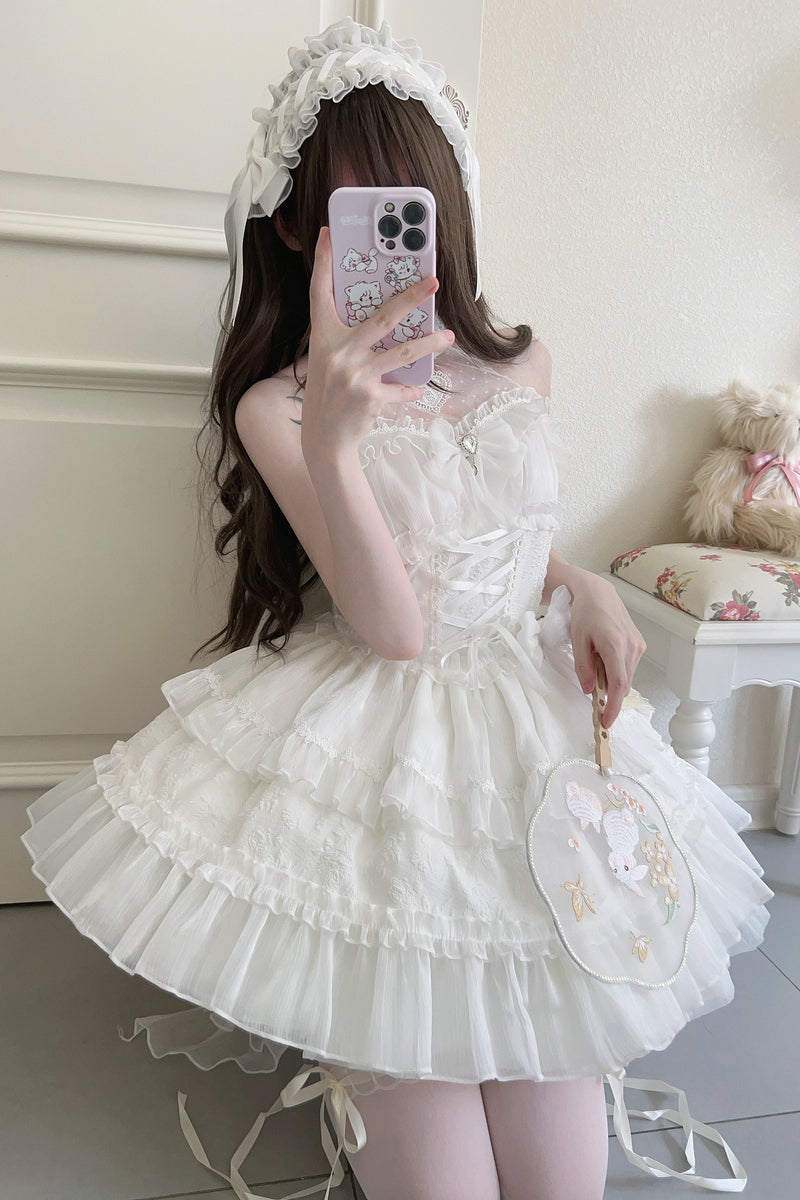 Halter Neck Sleeveless Sugar Lolita Dress