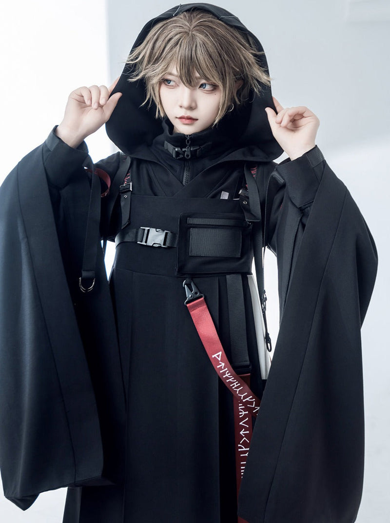 Wasteland Cool Hooded Cardigan + Jumper Skirt + Inner Top [pre-order]