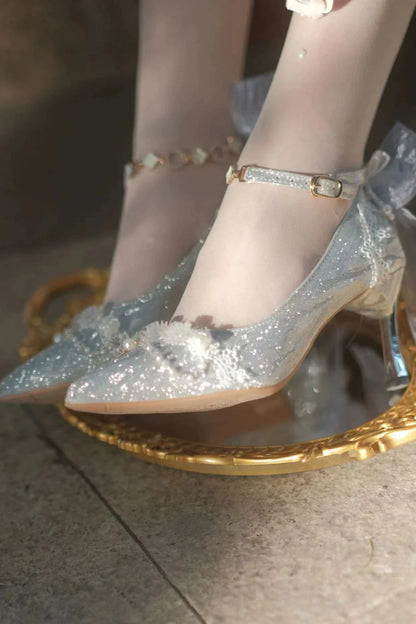 Streamer Ode Glitter High Heels
