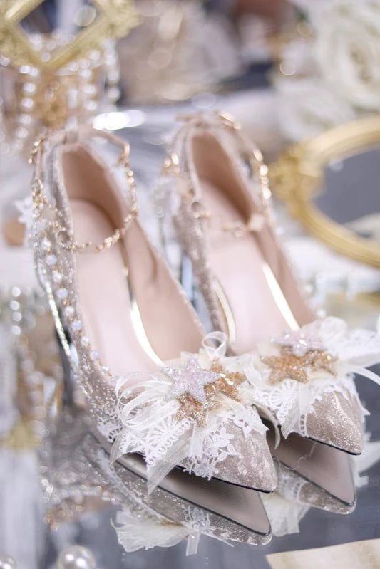 Shiny Wedding Shoes