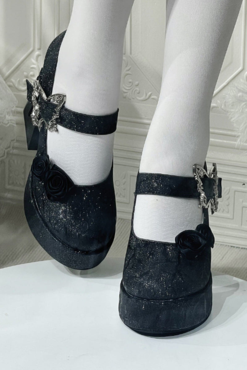 Floating Dreamland Platform Block Heels
