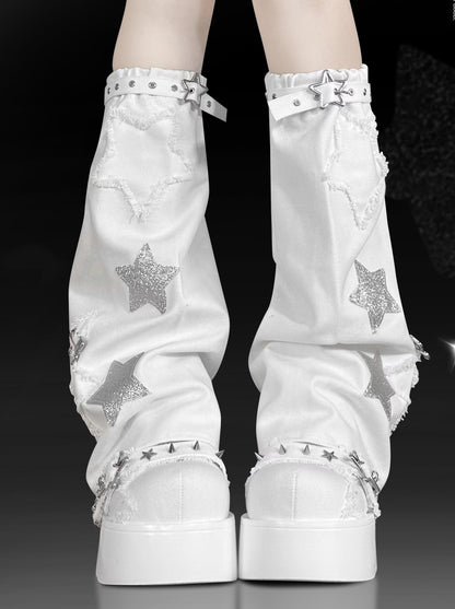Denim Dark Platform Shoes