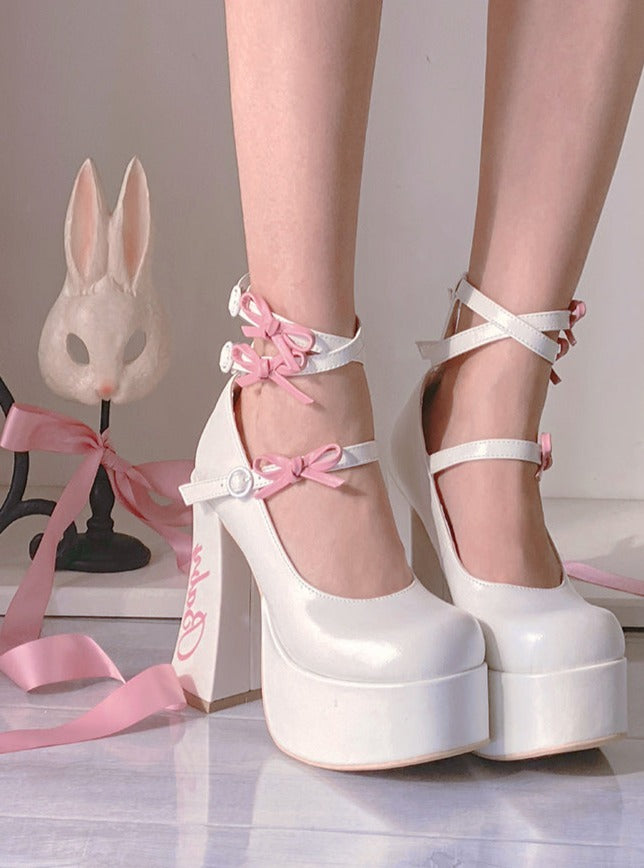 Logo Lolita Sweet Bow Shoes