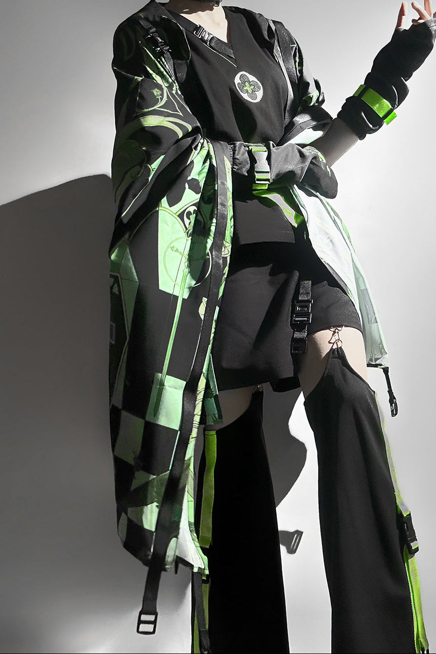 Dark Knight Command Cyberpunk Cat Ear Suit
