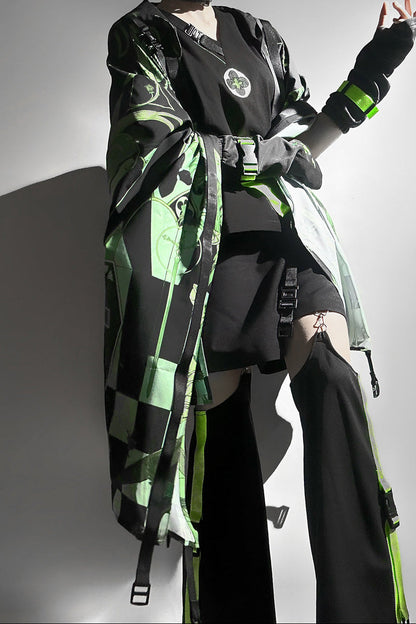 Dark Knight Command Cyberpunk Cat Ear Suit