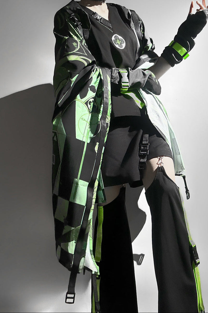 Dark Knight Command Cyberpunk Cat Ear Suit