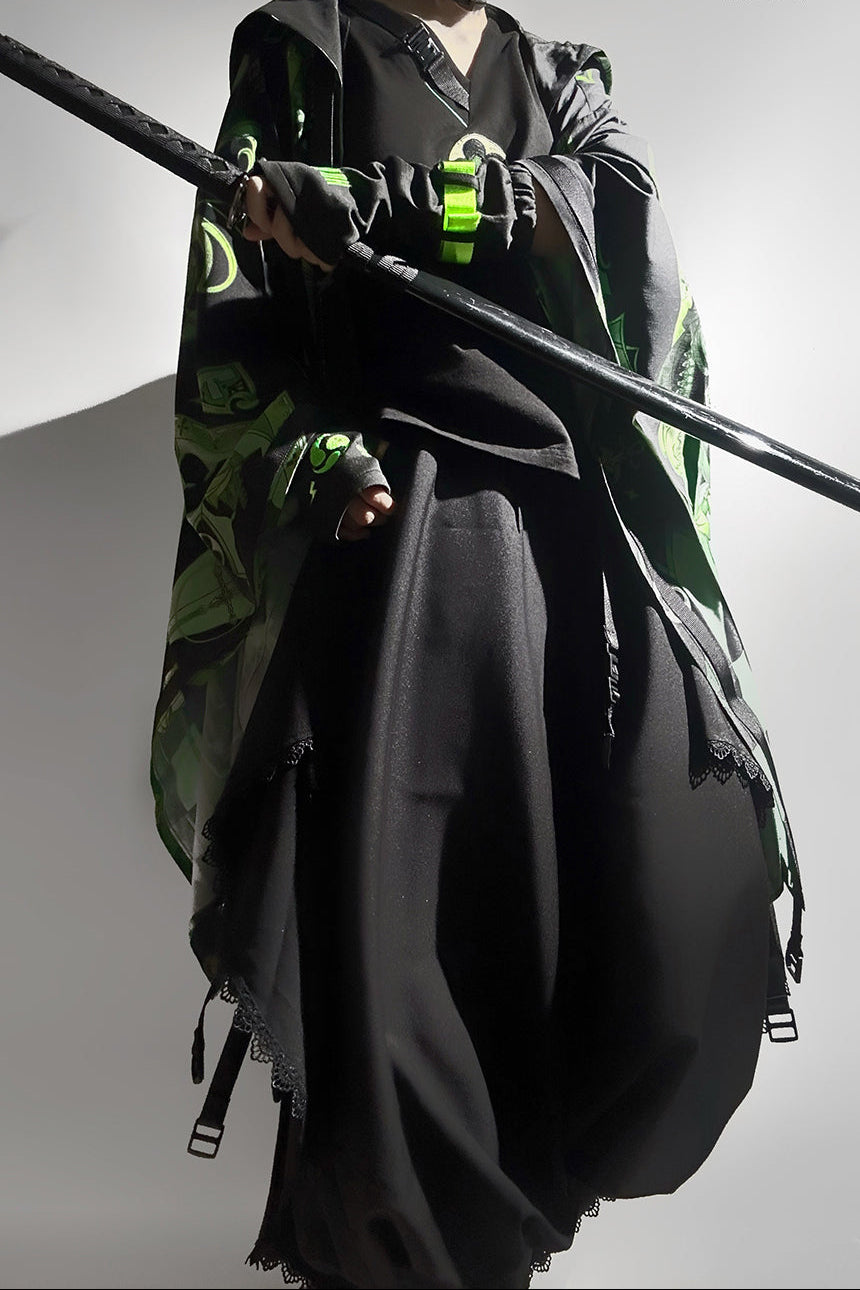 Dark Knight Command Cyberpunk Cat Ear Suit