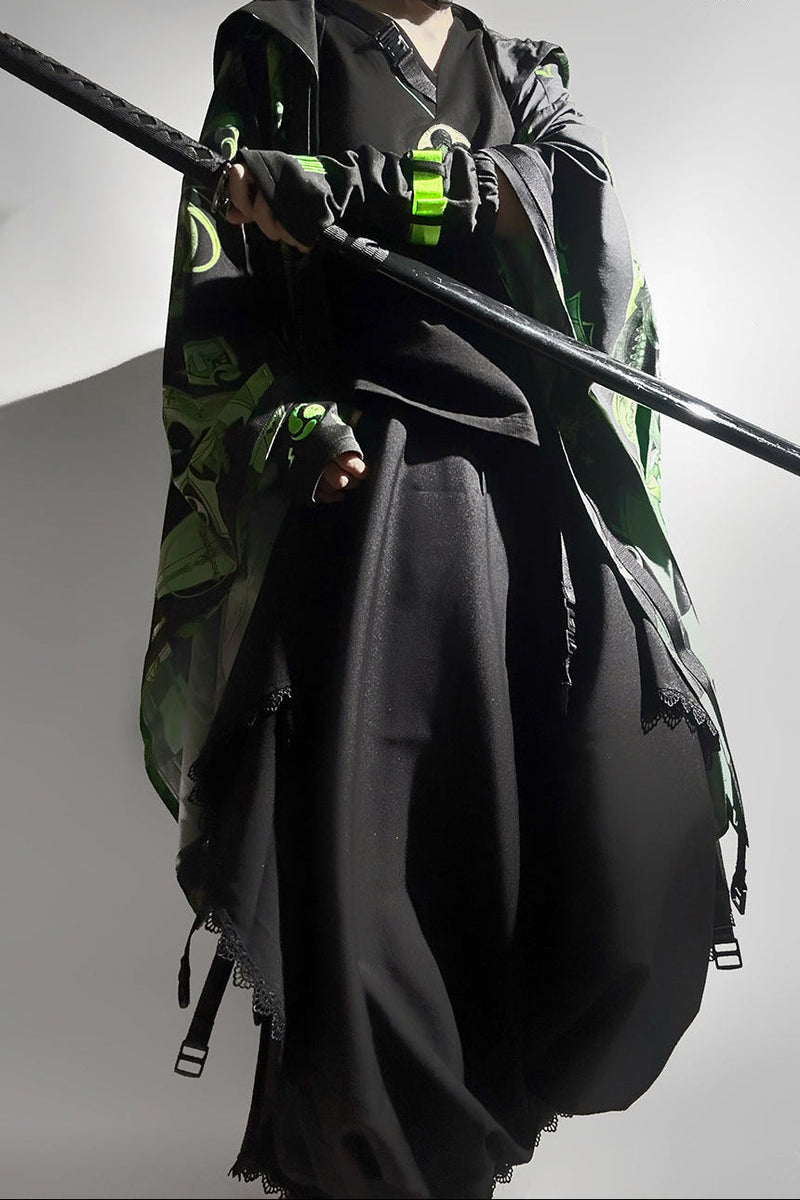 Dark Knight Command Cyberpunk Cat Ear Suit