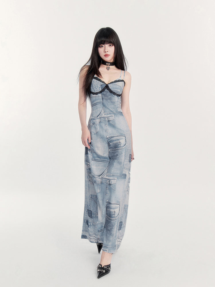 Millennial Hot Girl Retro Camisole Dress