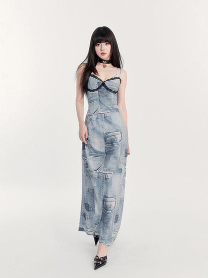 Millennial Hot Girl Retro Camisole Dress
