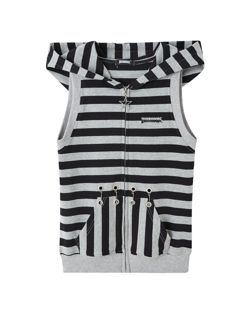 Retro Striped Rabbit Ear Tops