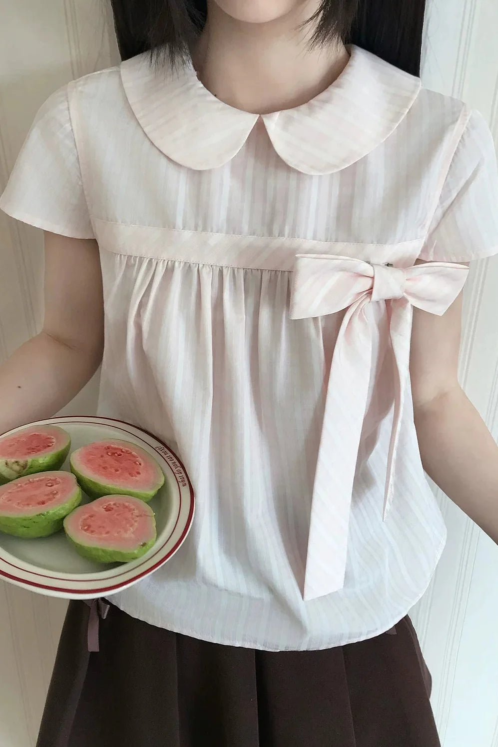 Striped Ribbon Top