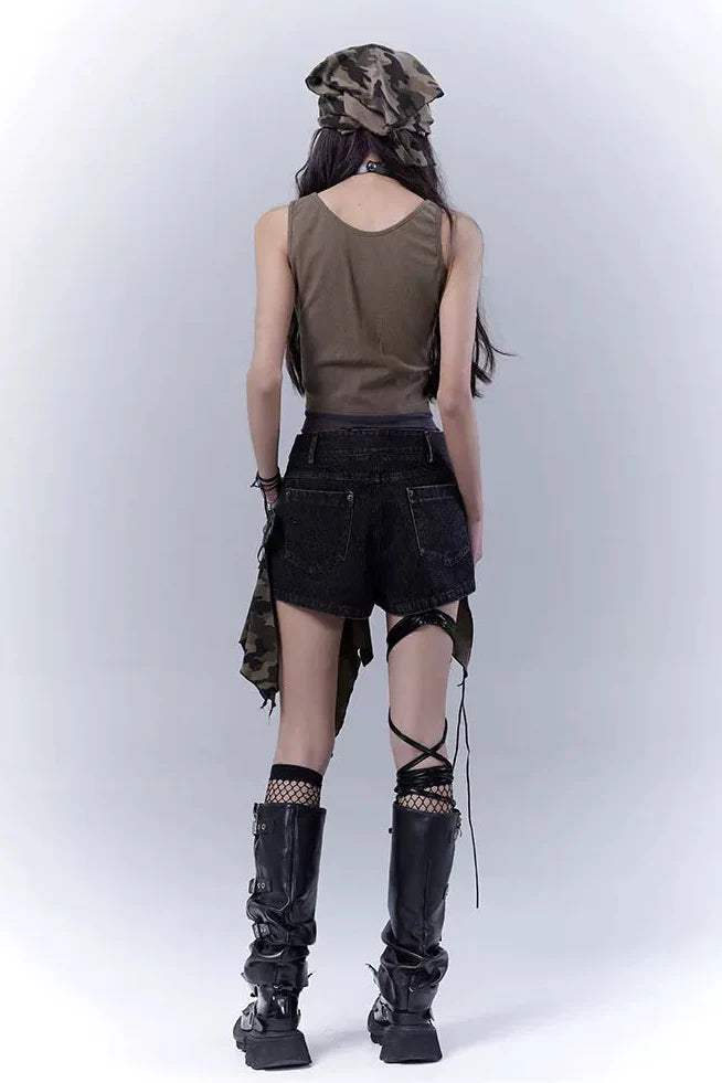 Parallel Wasteland Printed Top