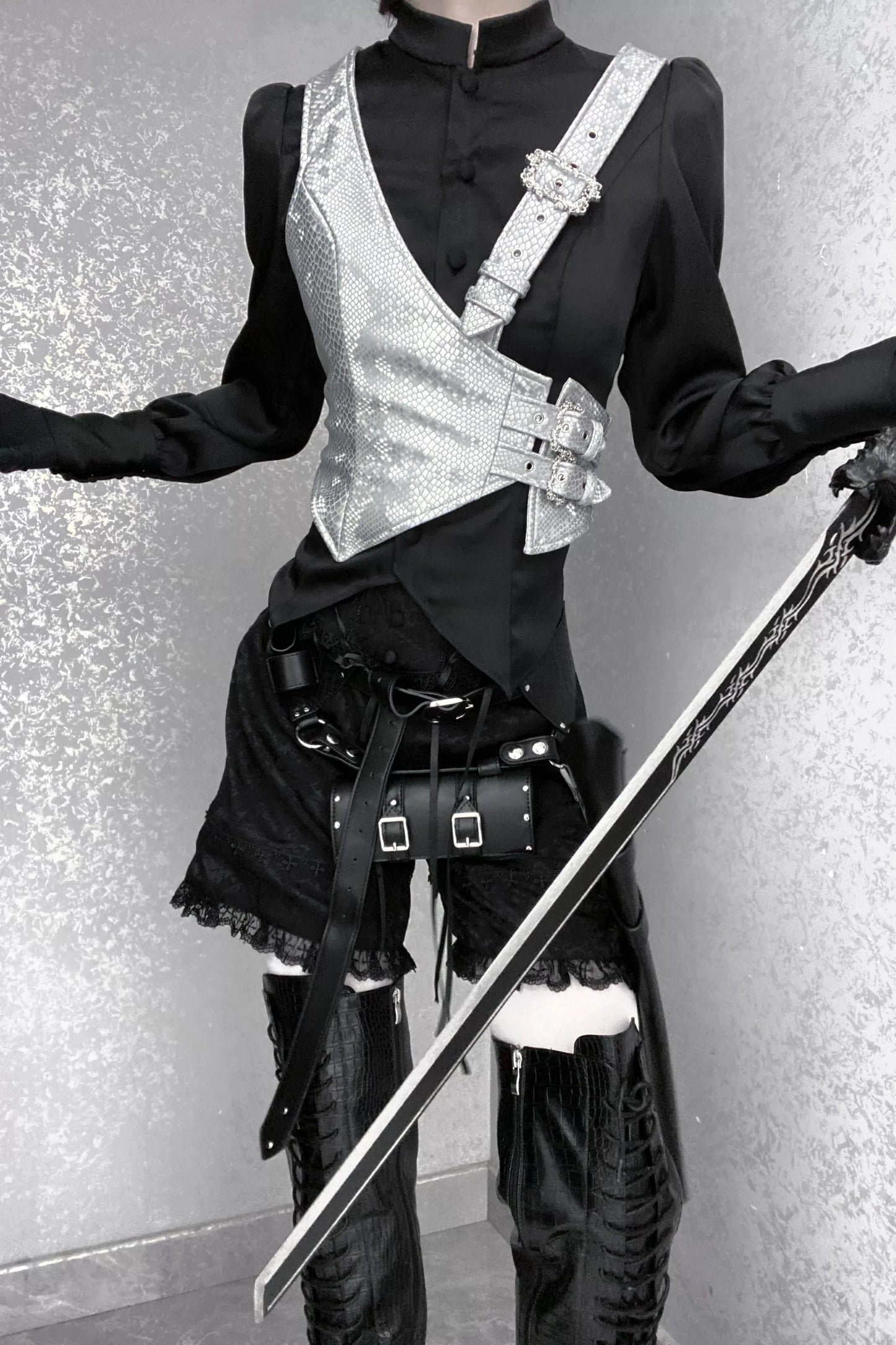 Irregular Gothic Steampunk Vest