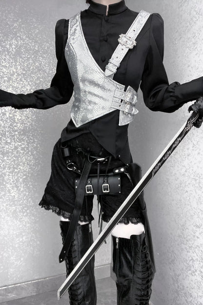 Irregular Gothic Steampunk Vest