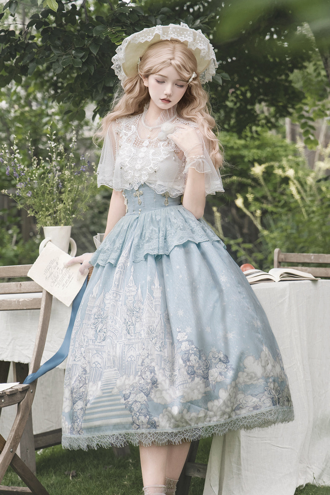 Princess Cape + Camisole + Skirt