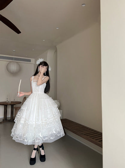 Summer Tiered Lolita Dress + Lolita Jumper Skirt