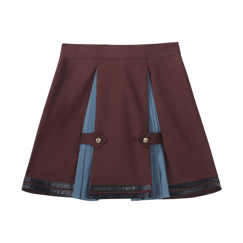[reservations] British-style Collegiate Shirt + Skirt + Belt