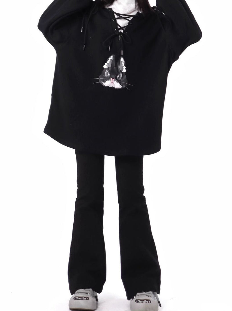 Rebel Sweet Heart Short Fur Jacket Design Top Pants Set