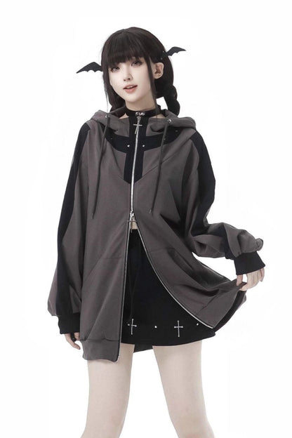 Girly Black Grace Sweatshirt Set
