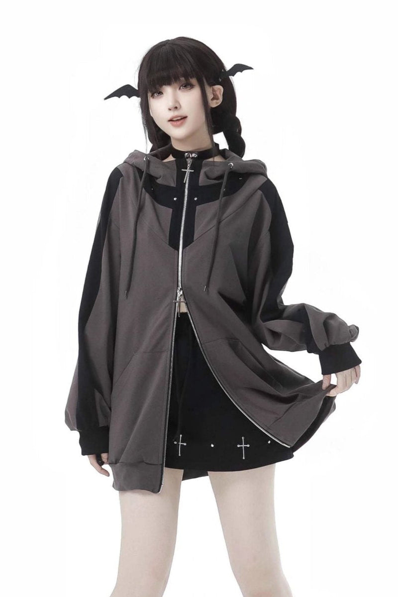 Girly Black Grace Sweatshirt Set