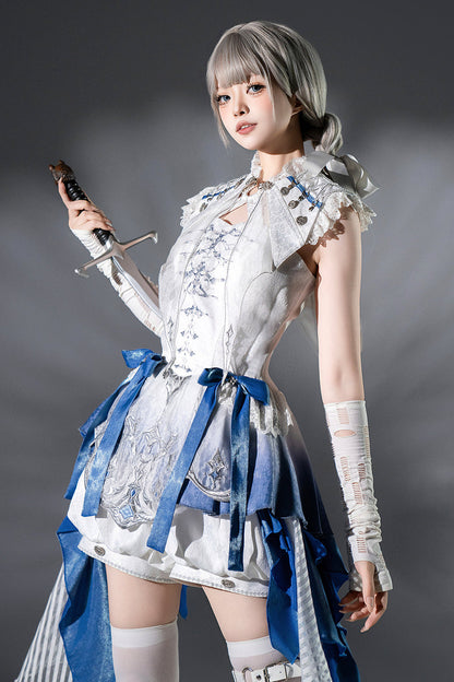[pre-order] Prince Mode Suspender Skirt + Shorts + Shawl