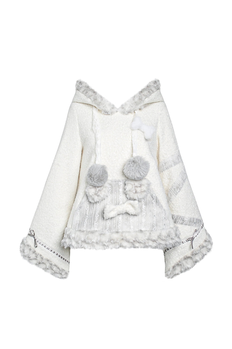 Sweet Rabbit Hood Top + Tiered Skirt