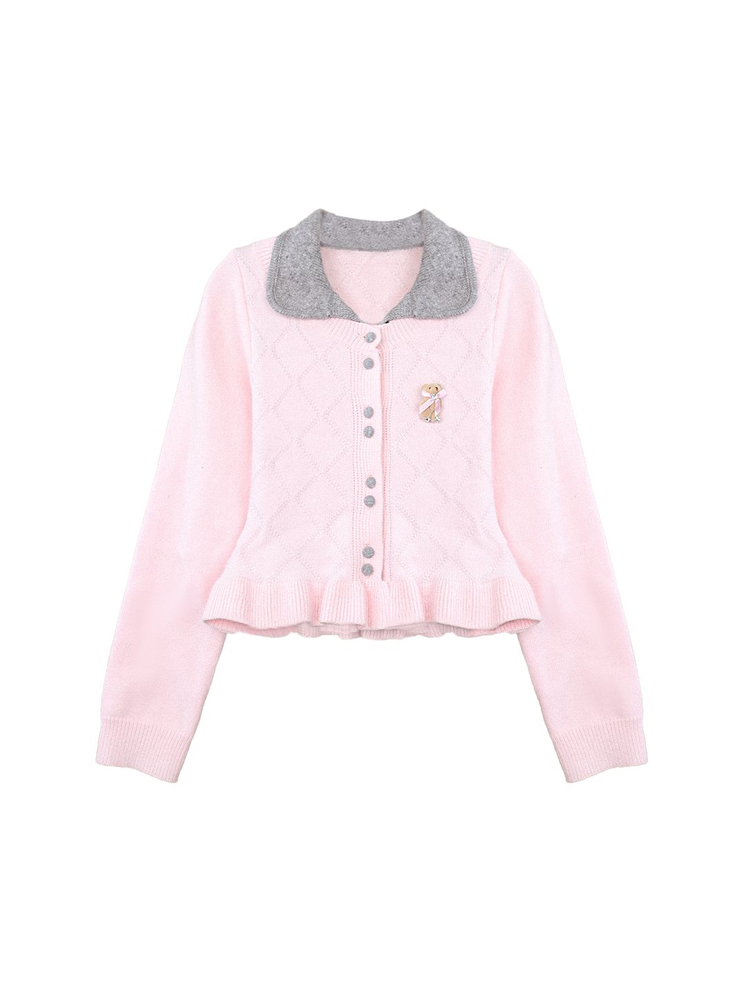 Color Block Drape Cardigan