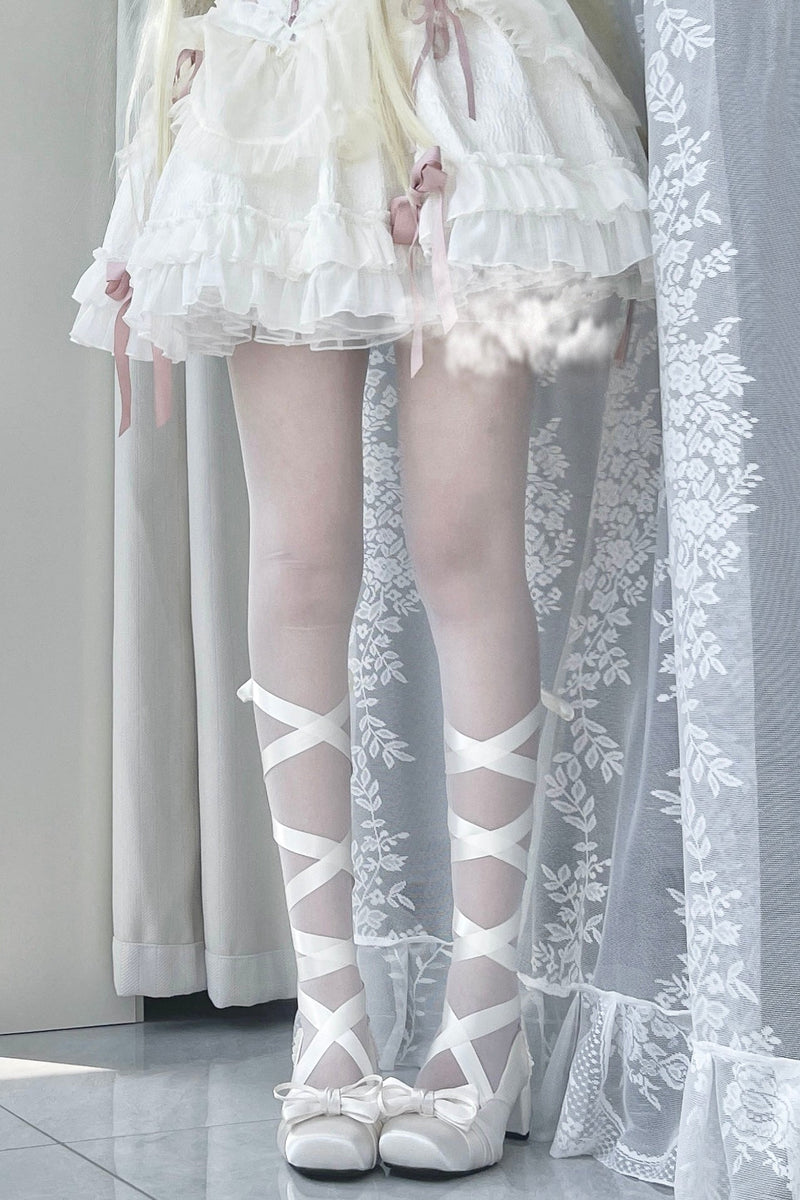 Lace-up Ribbon Ballet Lolita Shoes