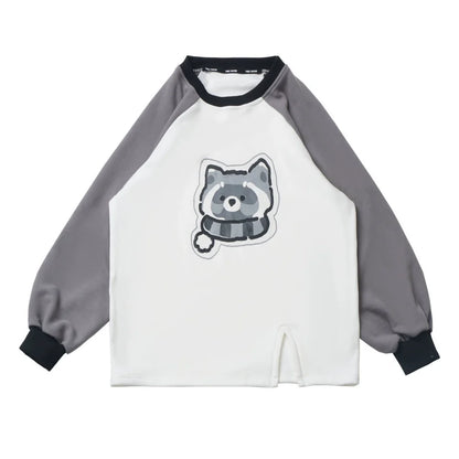 Raccoon Fur Jacket + Sweatshirt + Skirt + Pants + Leg Sleeve