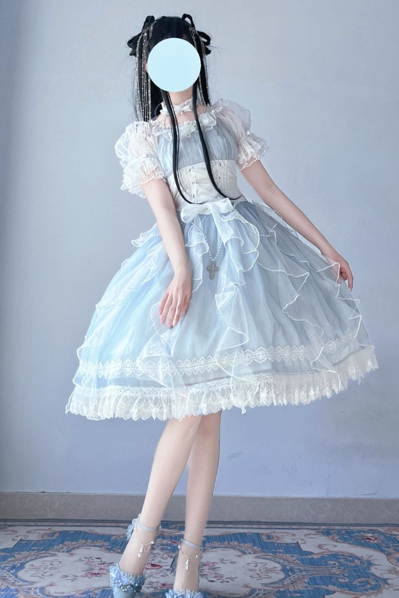 Summer Mermaid Tears Lolita Dress