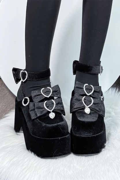 Heart Love Mary Jane Shoes