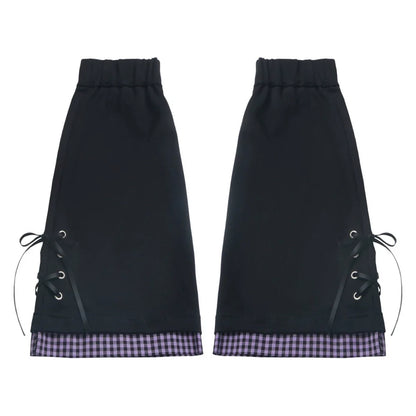 Academy Purple Hooded Sweatshirt + Tops + Skirt + Pants + Leg Cover