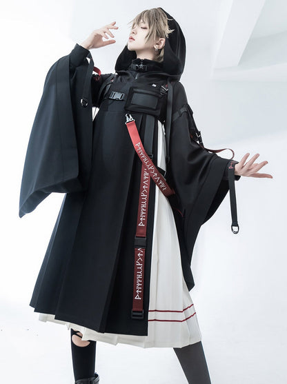 Wasteland Cool Hooded Cardigan + Jumper Skirt + Inner Top [pre-order]
