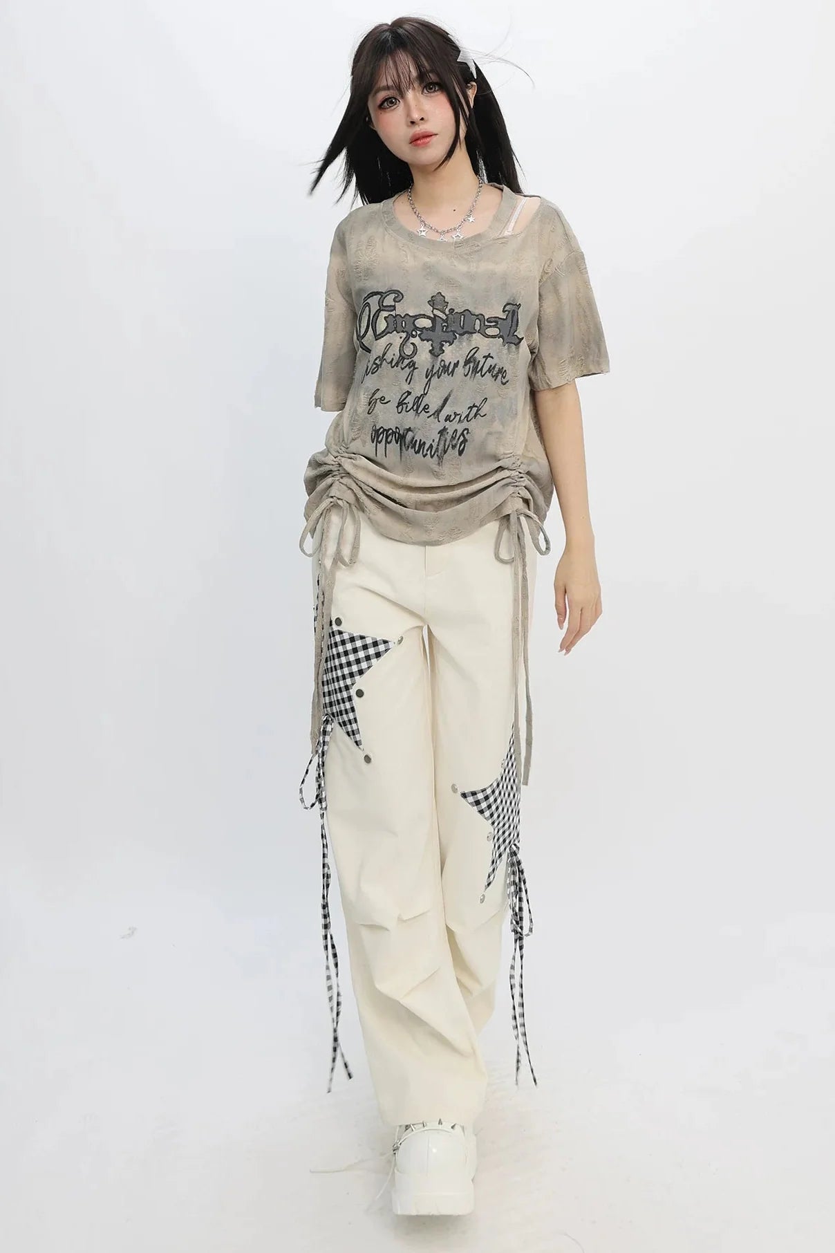 Y2k Tie-dye Off-shoulder Top
