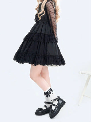 Lolita Low-heel Love Bear Claw Retro Shoes