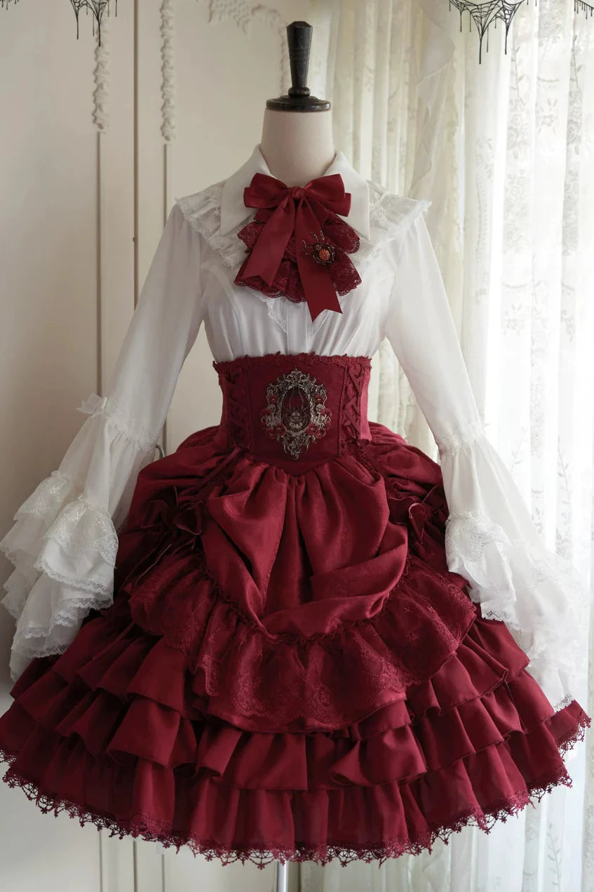 Moon River Gothic Skirt + Cape + Top + Bow