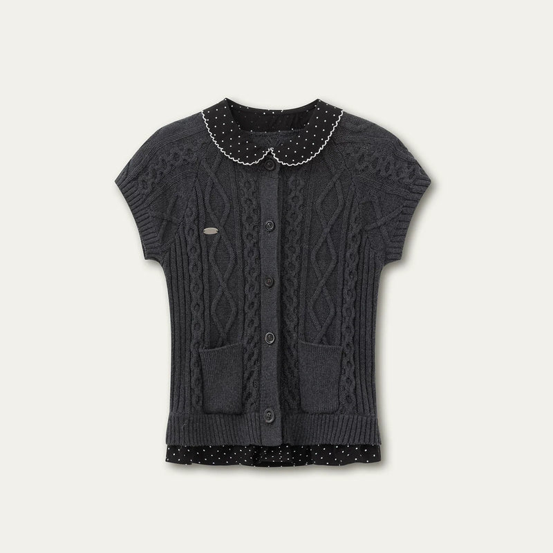 College Style Knit Top